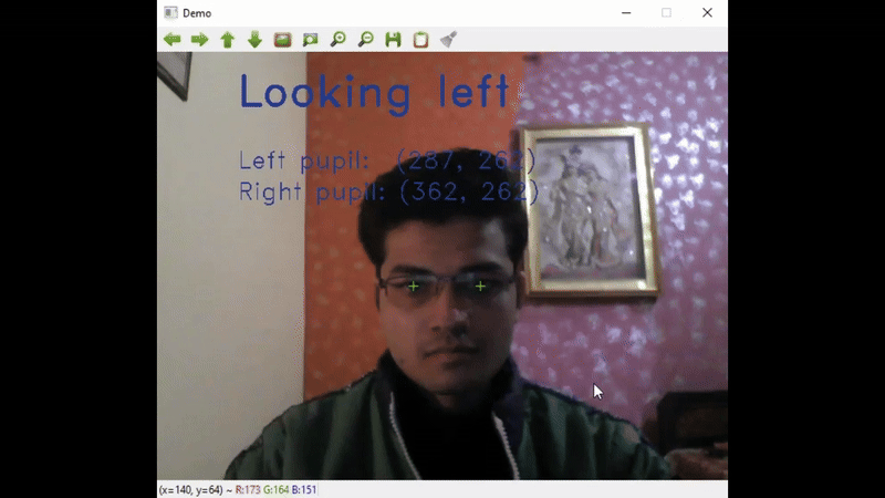 Eye Gaze Control Demo